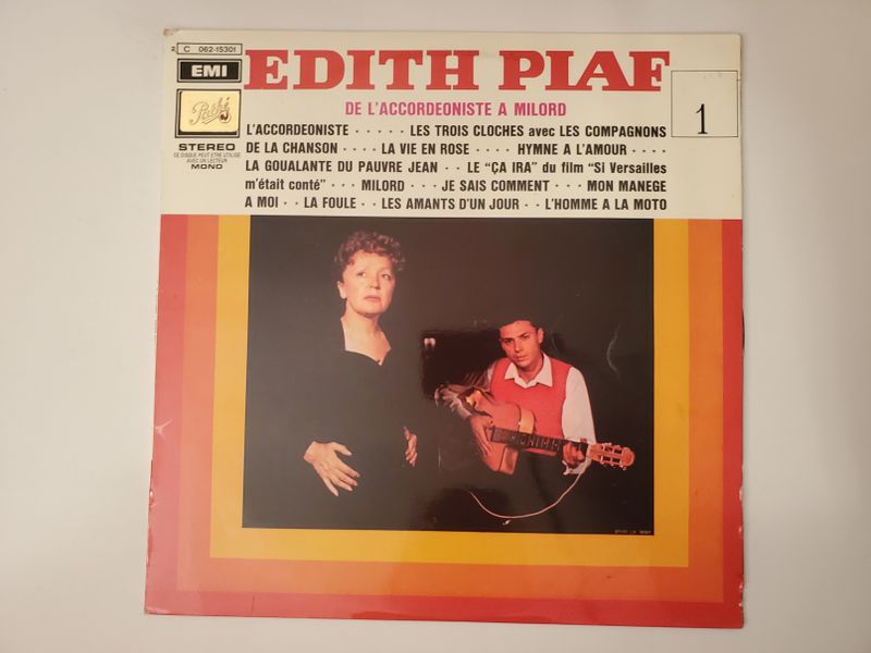 Edith Piaf De l'Accordeoniste a Milord vinyl record